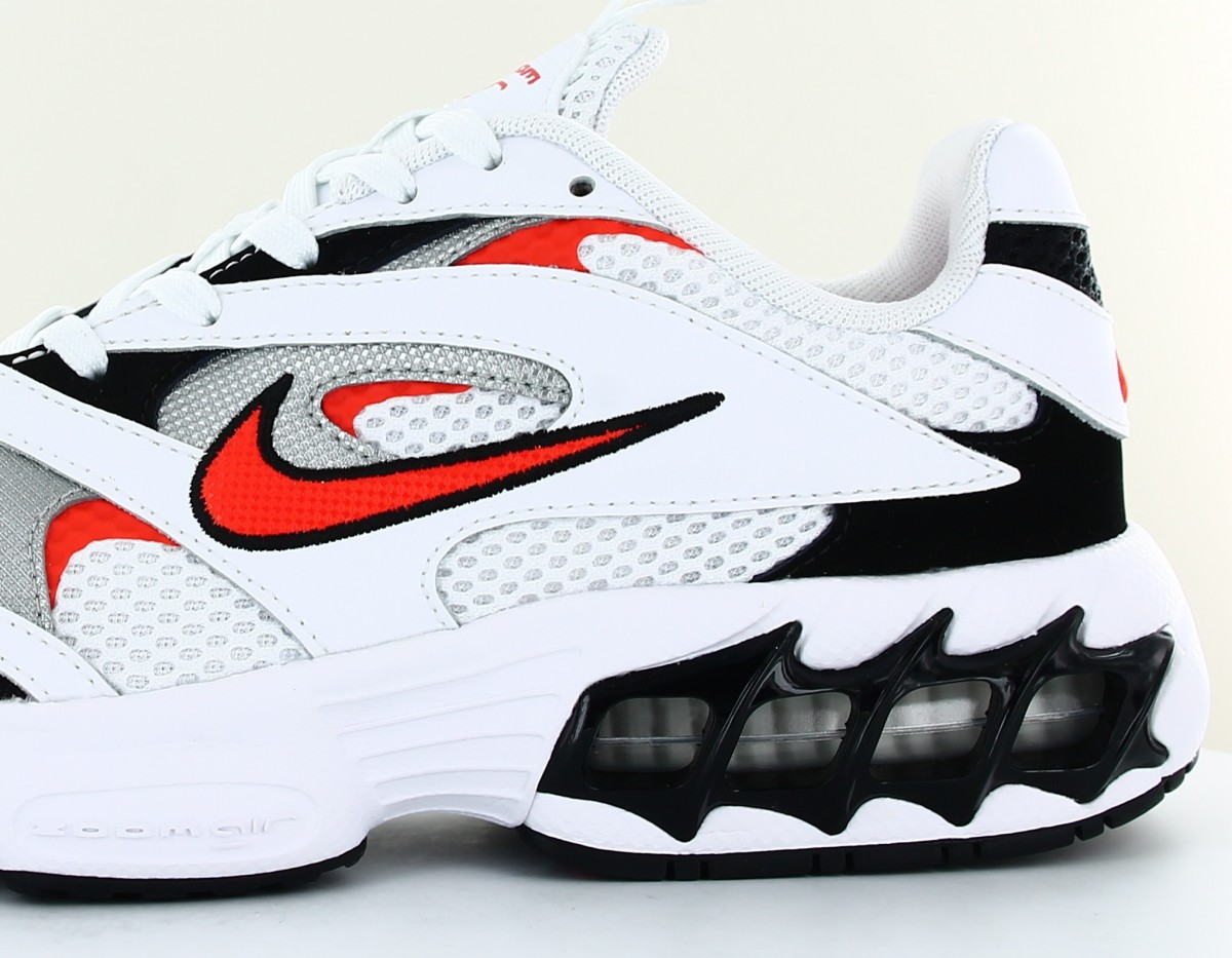 Nike Zoom air fire blanc argent orange noir