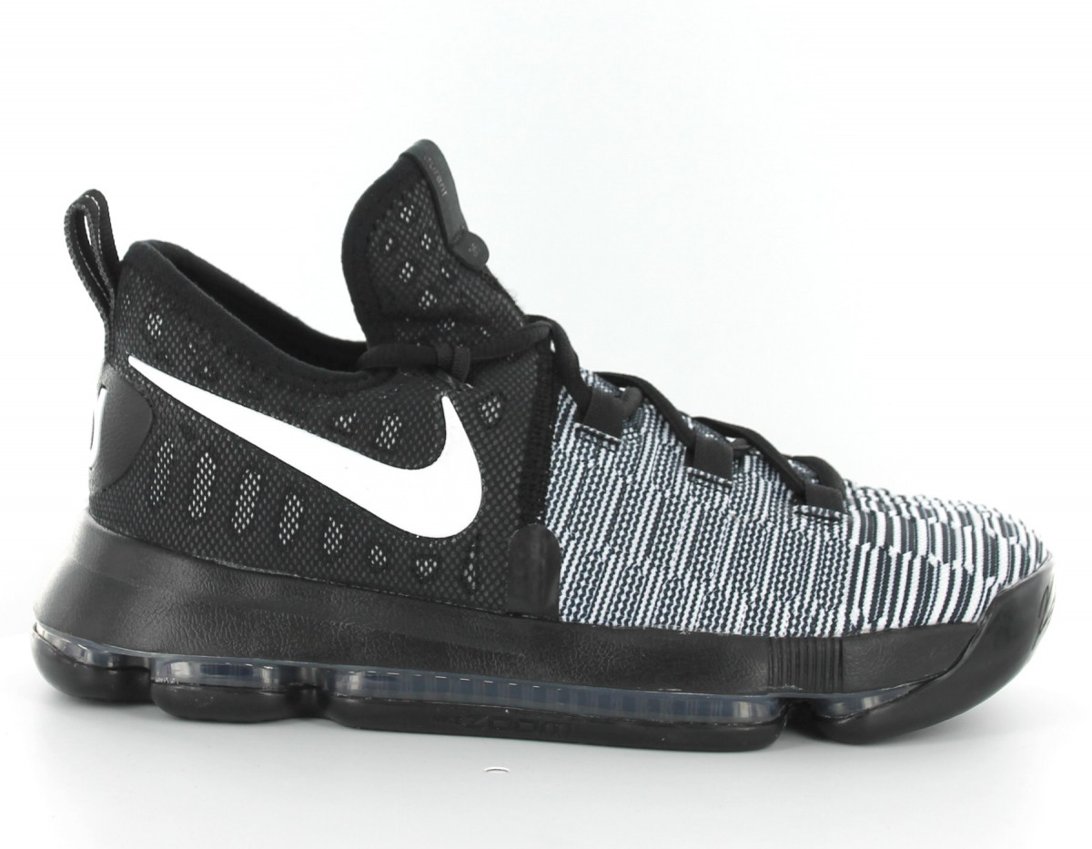 Nike kd 9 gs Mic Drop noir-blanc