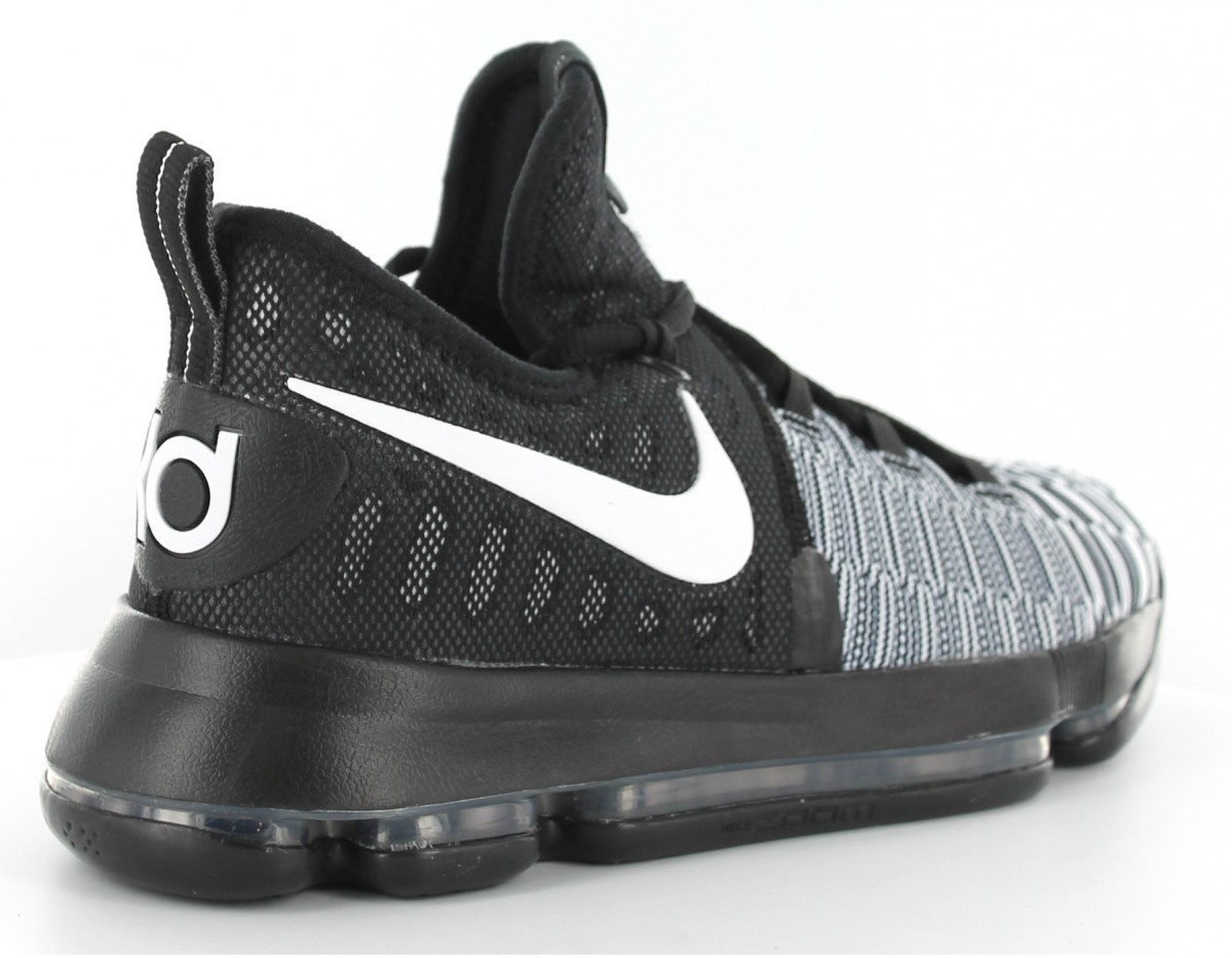 Nike kd 9 gs Mic Drop noir-blanc