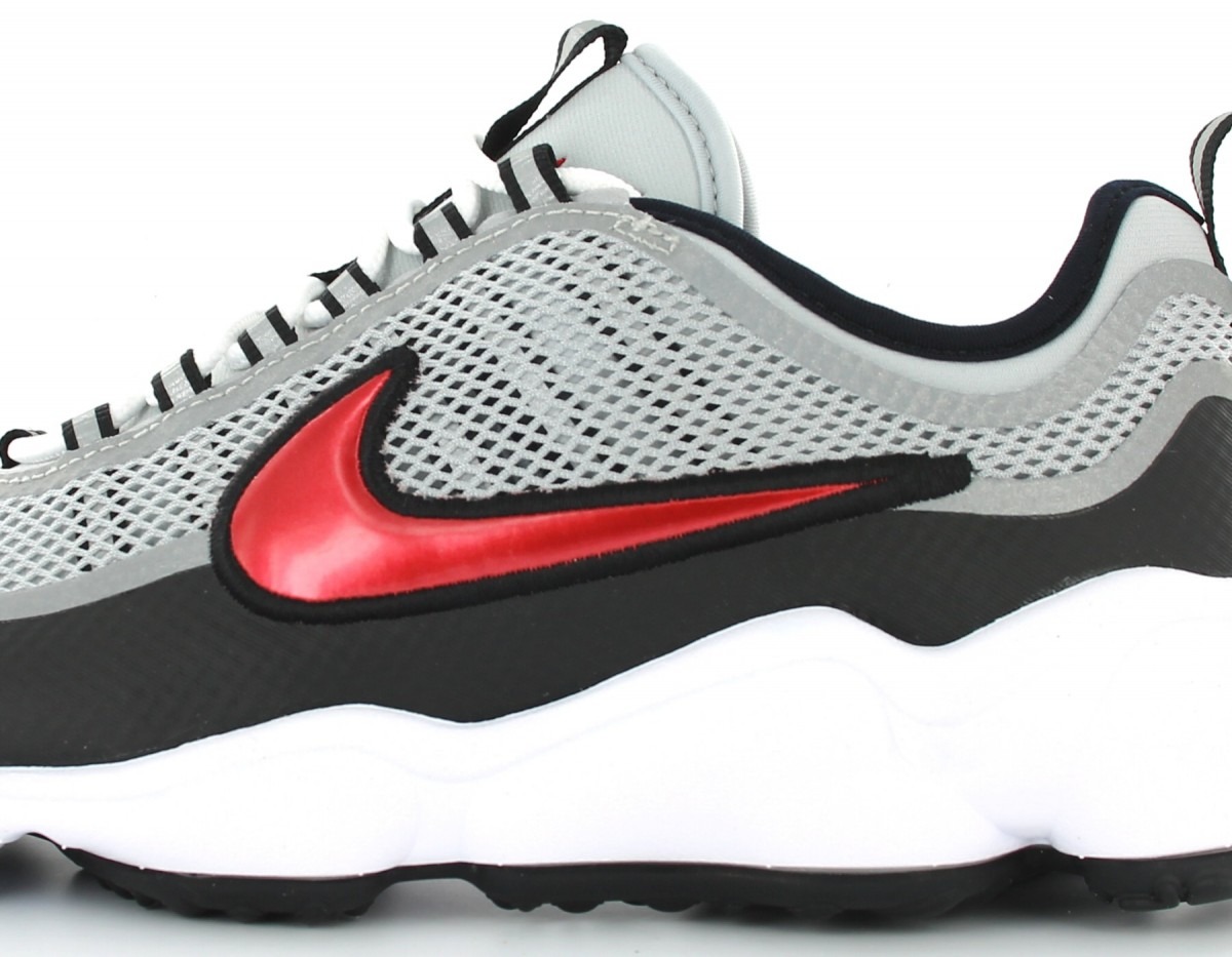 Nike Air Zoom Spiridon Ultra Metallic Silver/Desert Red Black-White
