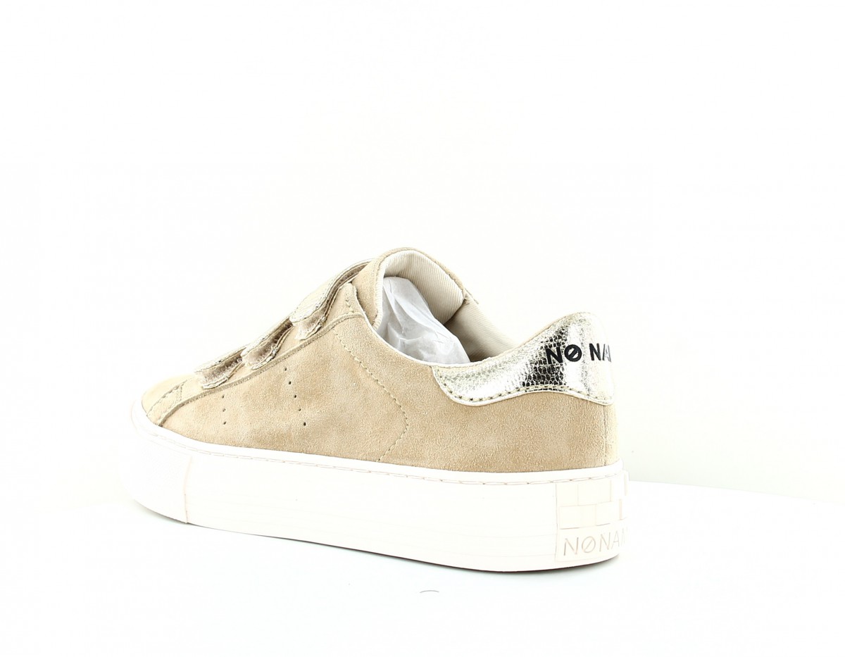 Noname Arcade straps suede beige or