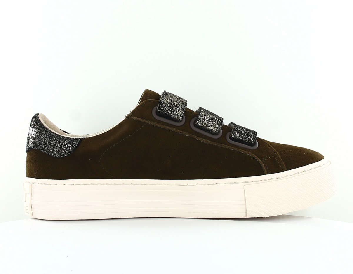 Noname Arcade straps suede marron beige