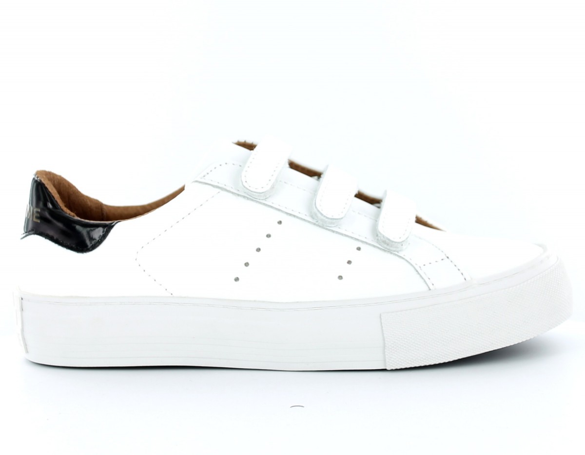 Noname arcade sneaker velcro BLANC/NOIR