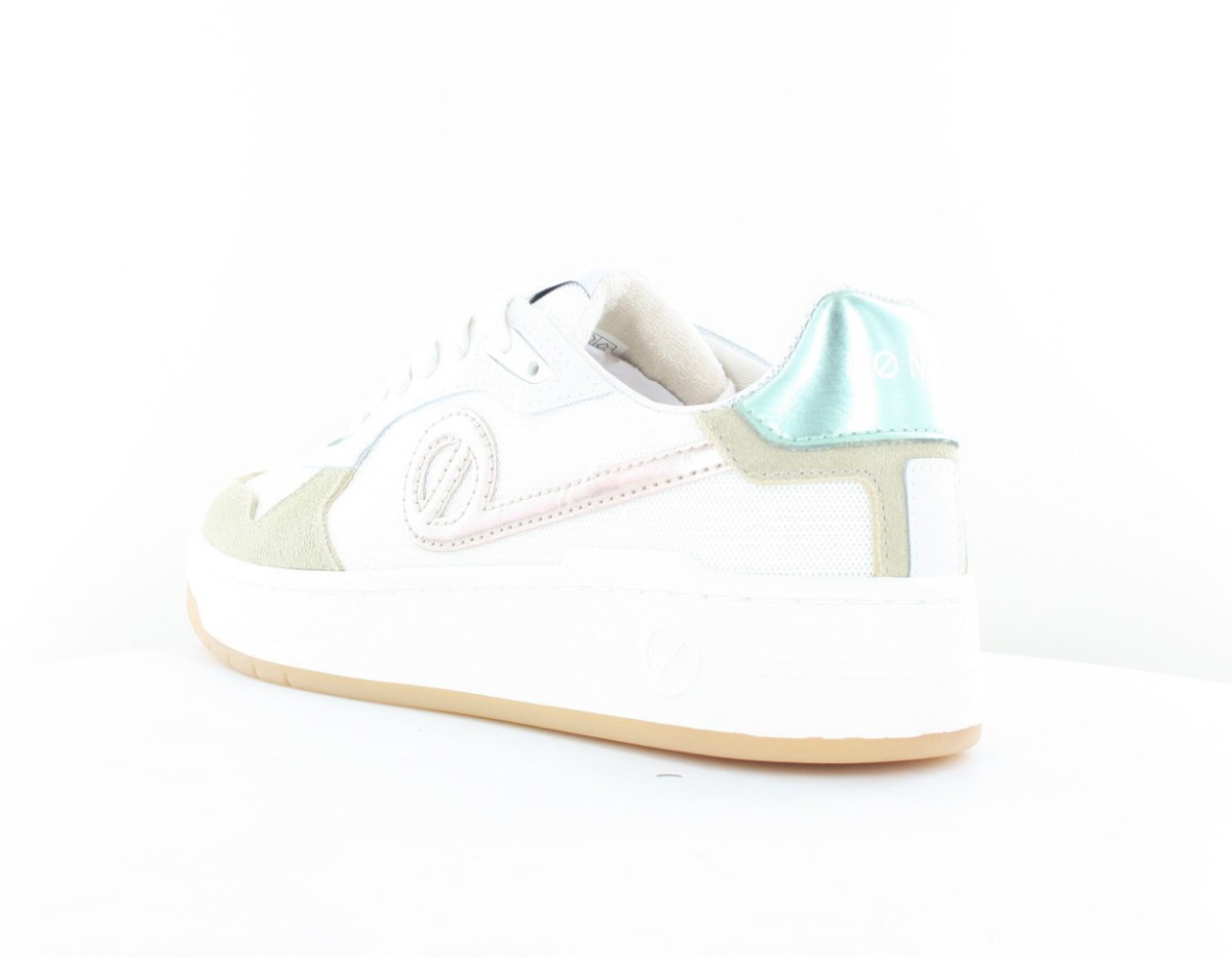 Noname Kelly sneaker blanc beige or vert