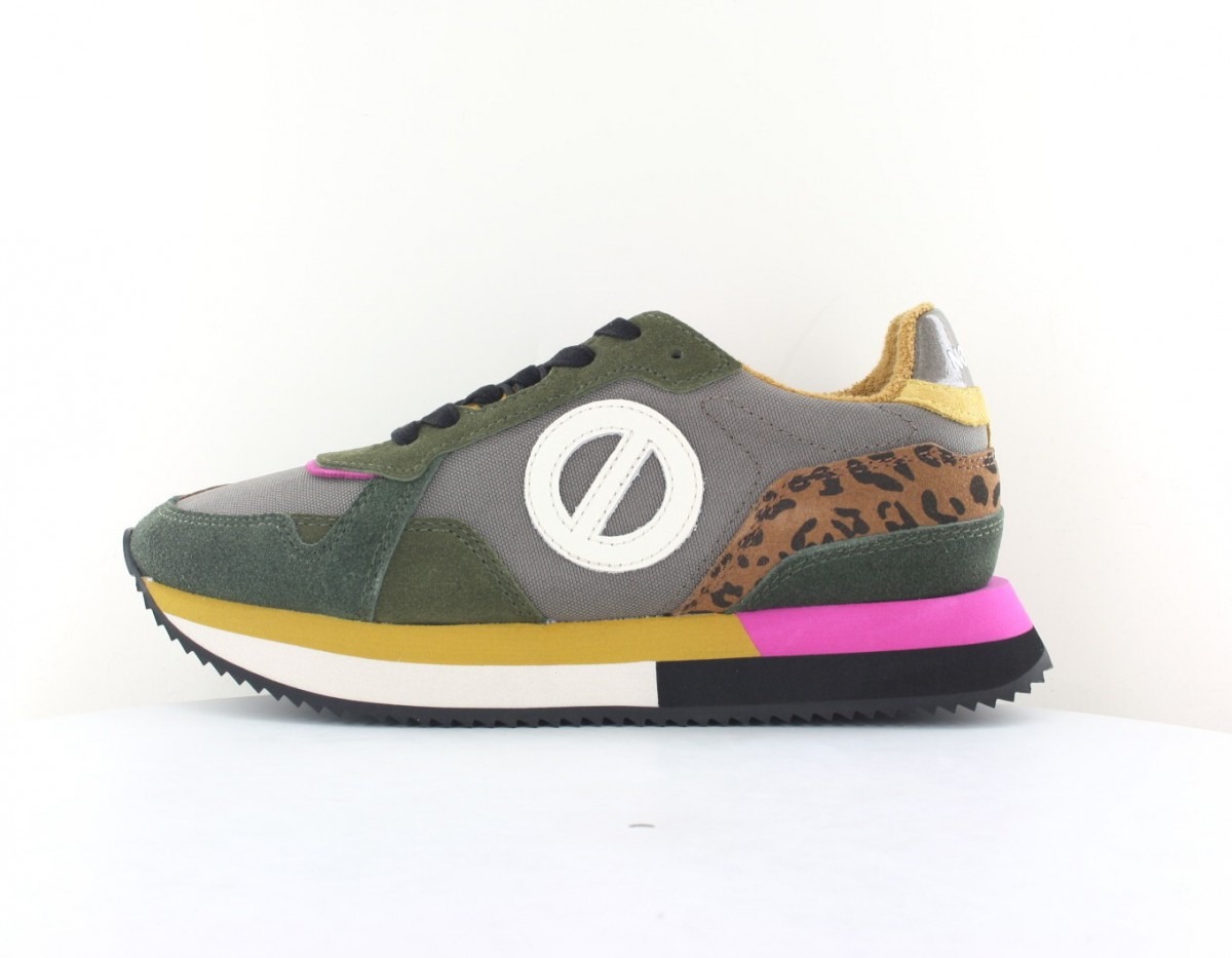 Noname Mia jogger kaki multicolor leopard