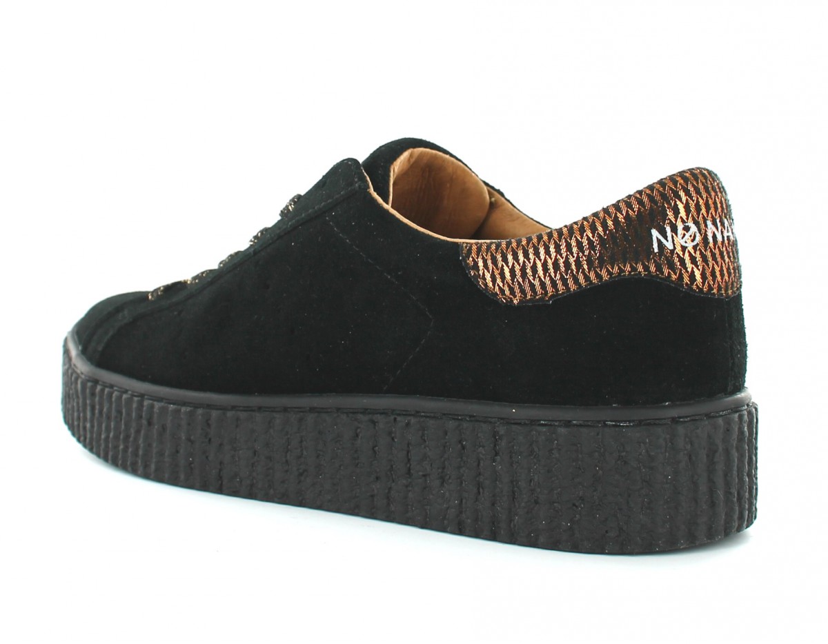 Noname Picadilly Sneaker Suede NOIR/NOIR