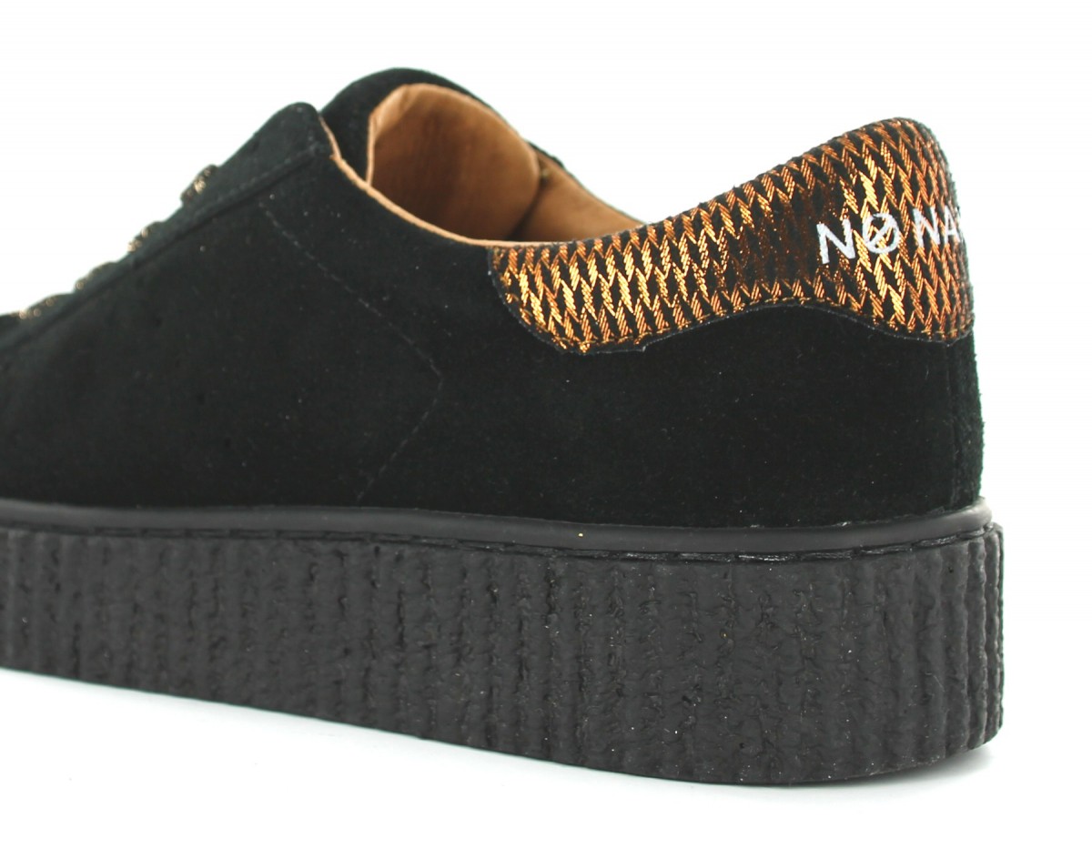 Noname Picadilly Sneaker Suede NOIR/NOIR