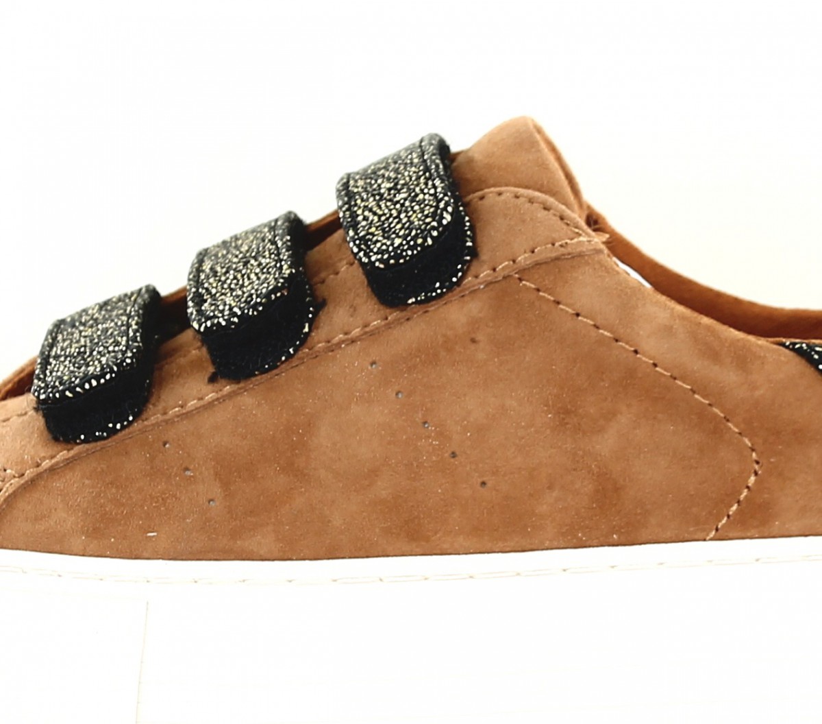 Noname Arcade straps suede marron or noir