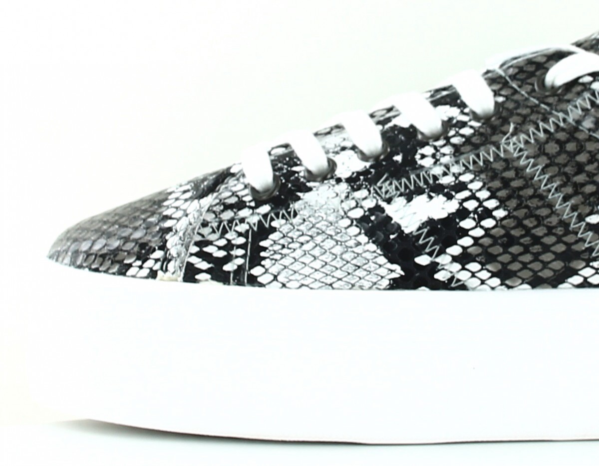 Noname Plato sneakers print kobra gris blanc cobra