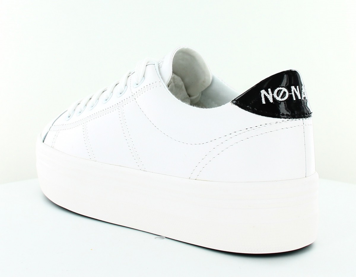 Noname Plato sneaker nappa Blanc noir