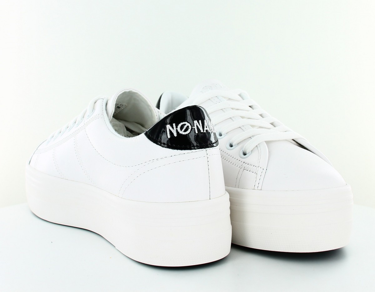 Noname Plato sneaker nappa Blanc noir