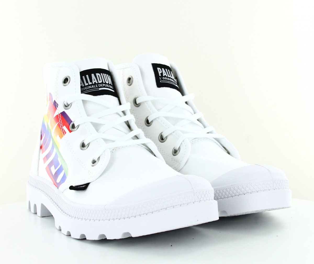 Palladium Hi pride blanc multicolor