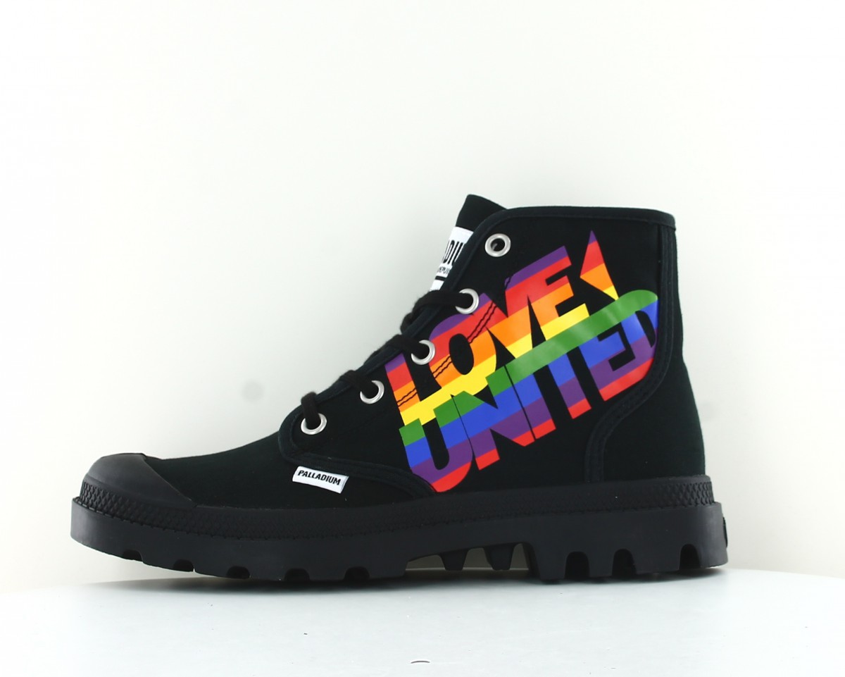 Palladium Hi pride noir multicolor