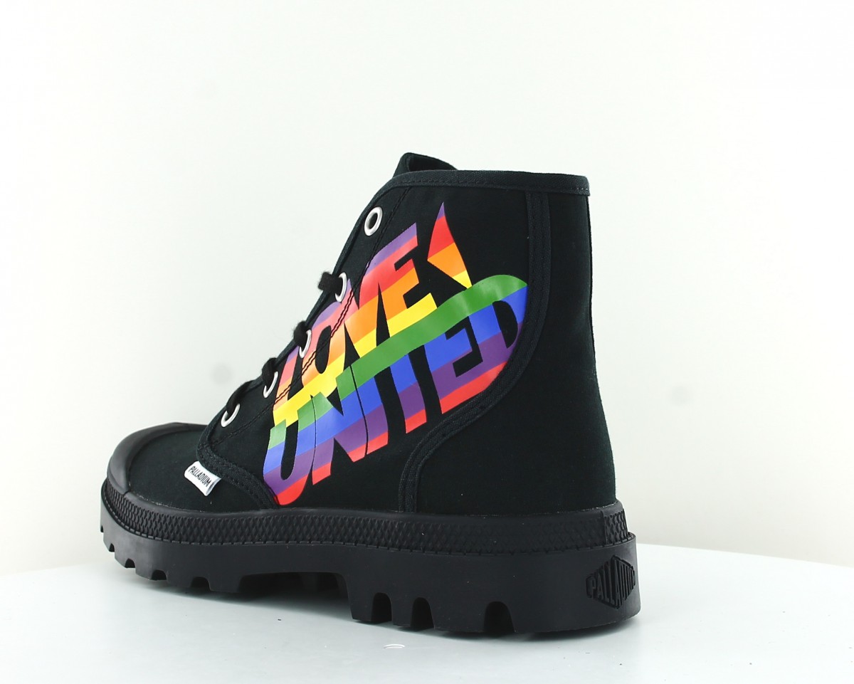 Palladium Hi pride noir multicolor