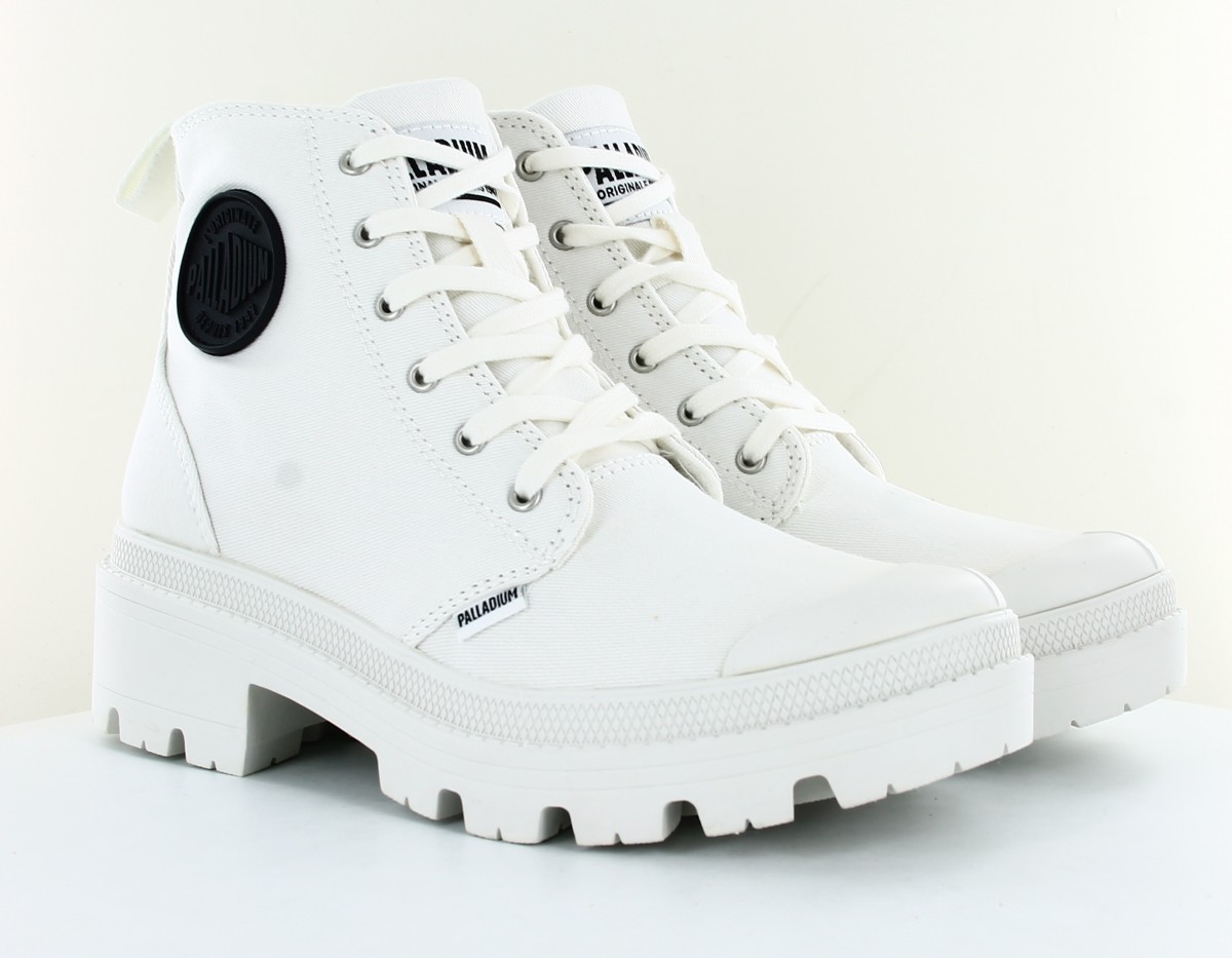 Palladium Pallabase twill blanc blanc