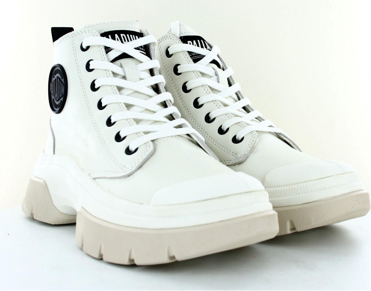 Palladium Pallawave leather blanc beige