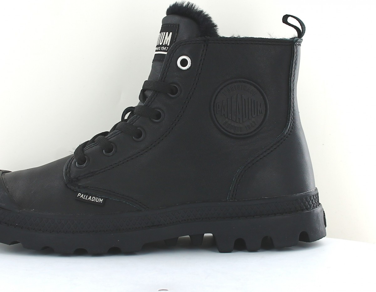 Palladium Pampa hi zip noir noir