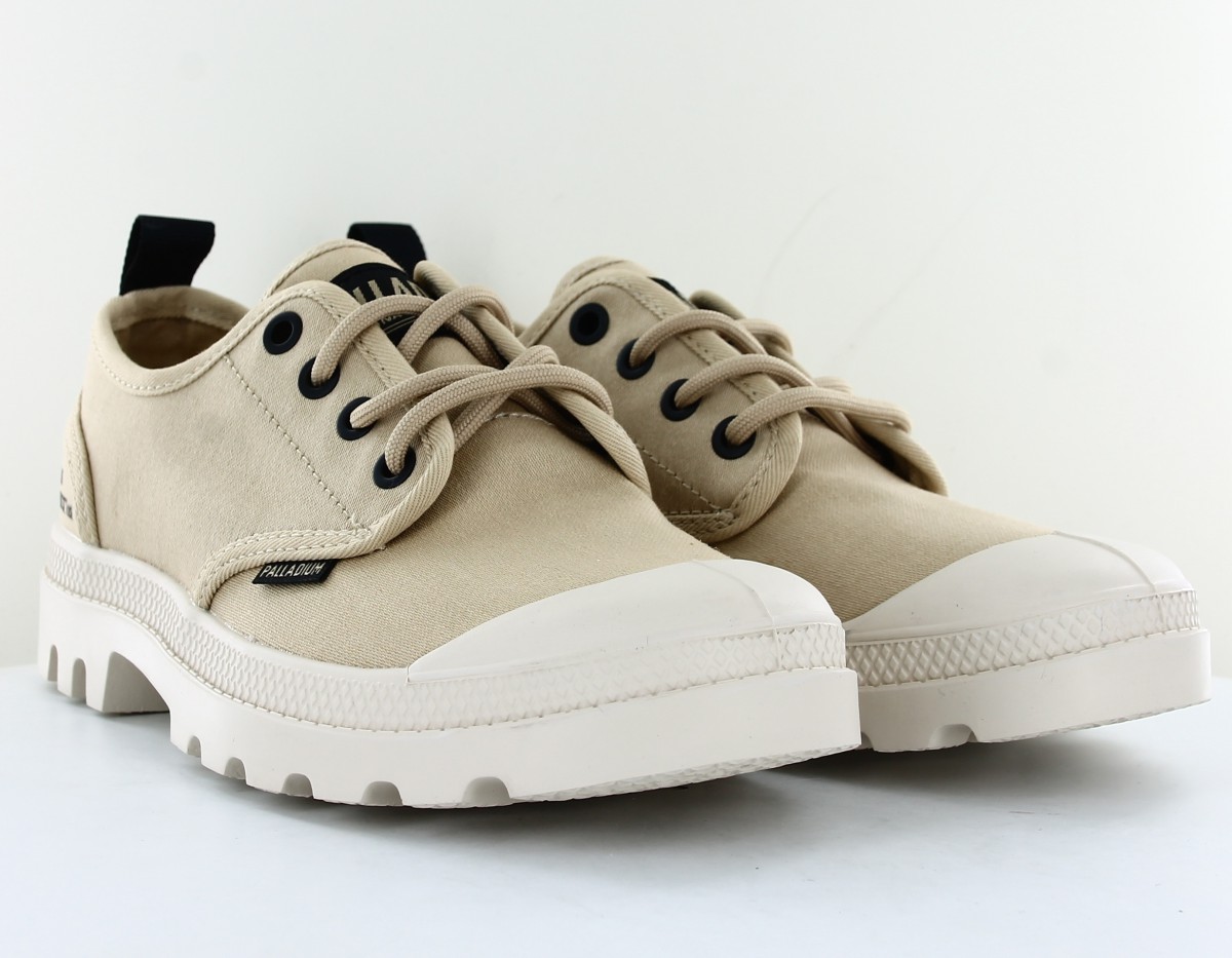 Palladium Pampa ox htg beige blanc