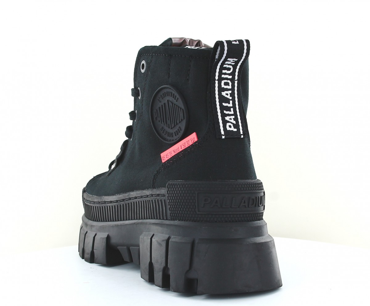 Palladium Revolt hi tx noir noir rose