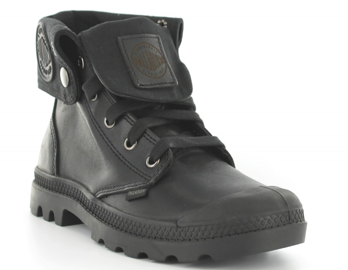 palladium cuir noir