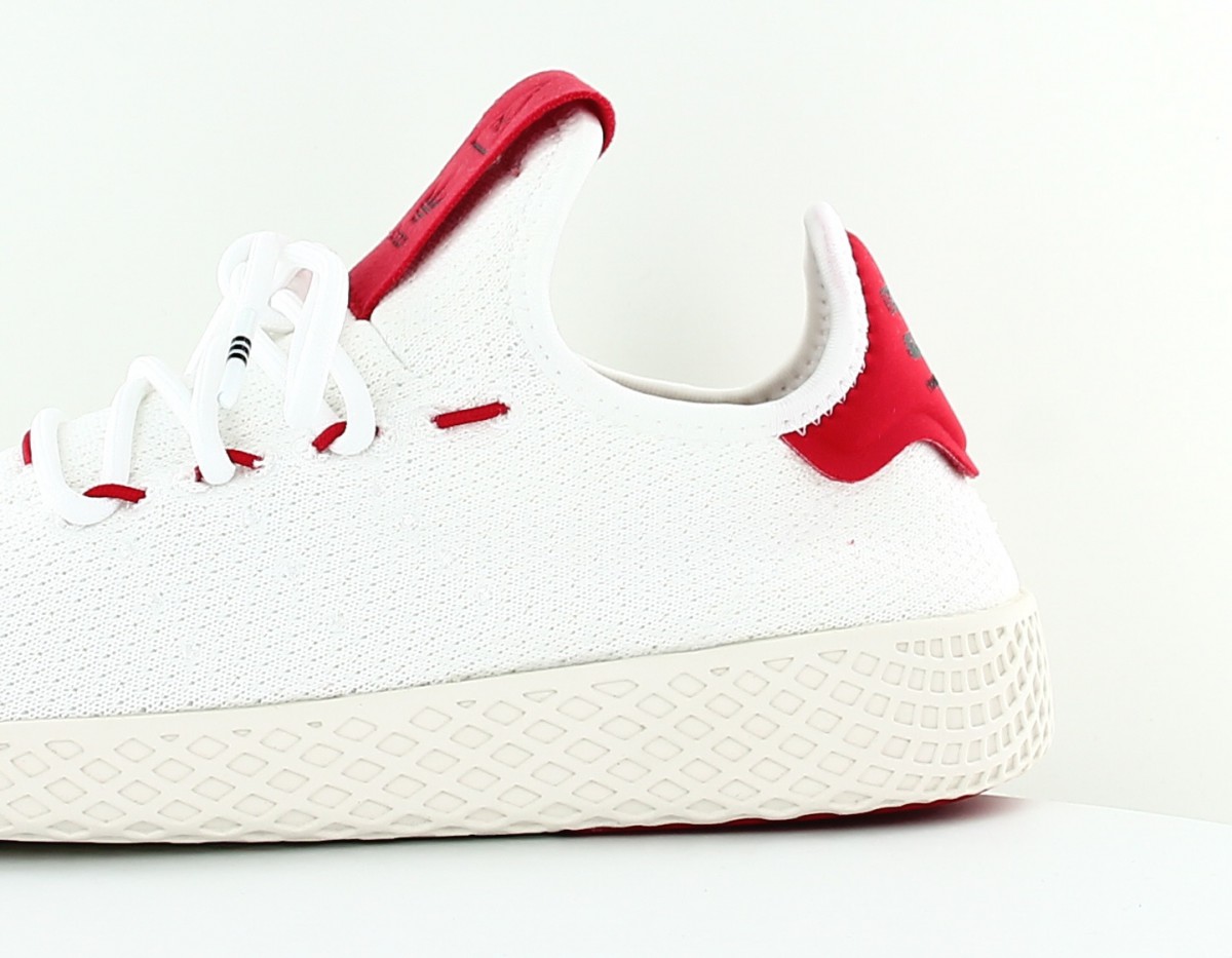 Adidas Pharell Williams Tennis HU blanc rouge