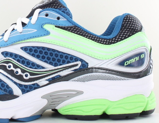 Saucony Progrid omni 9 bleu vert blanc argent