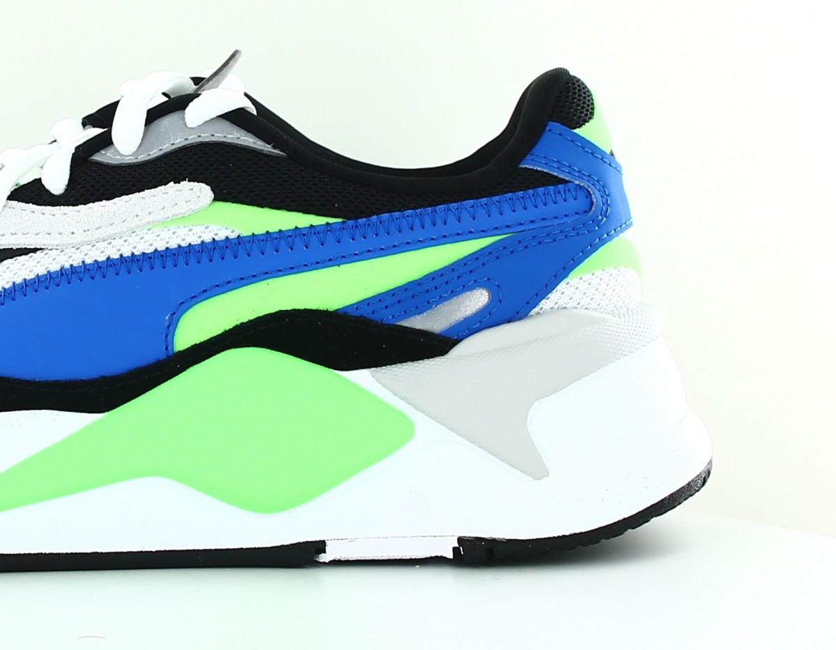 Puma Rsx 3 puzzle blanc bleu vert noir