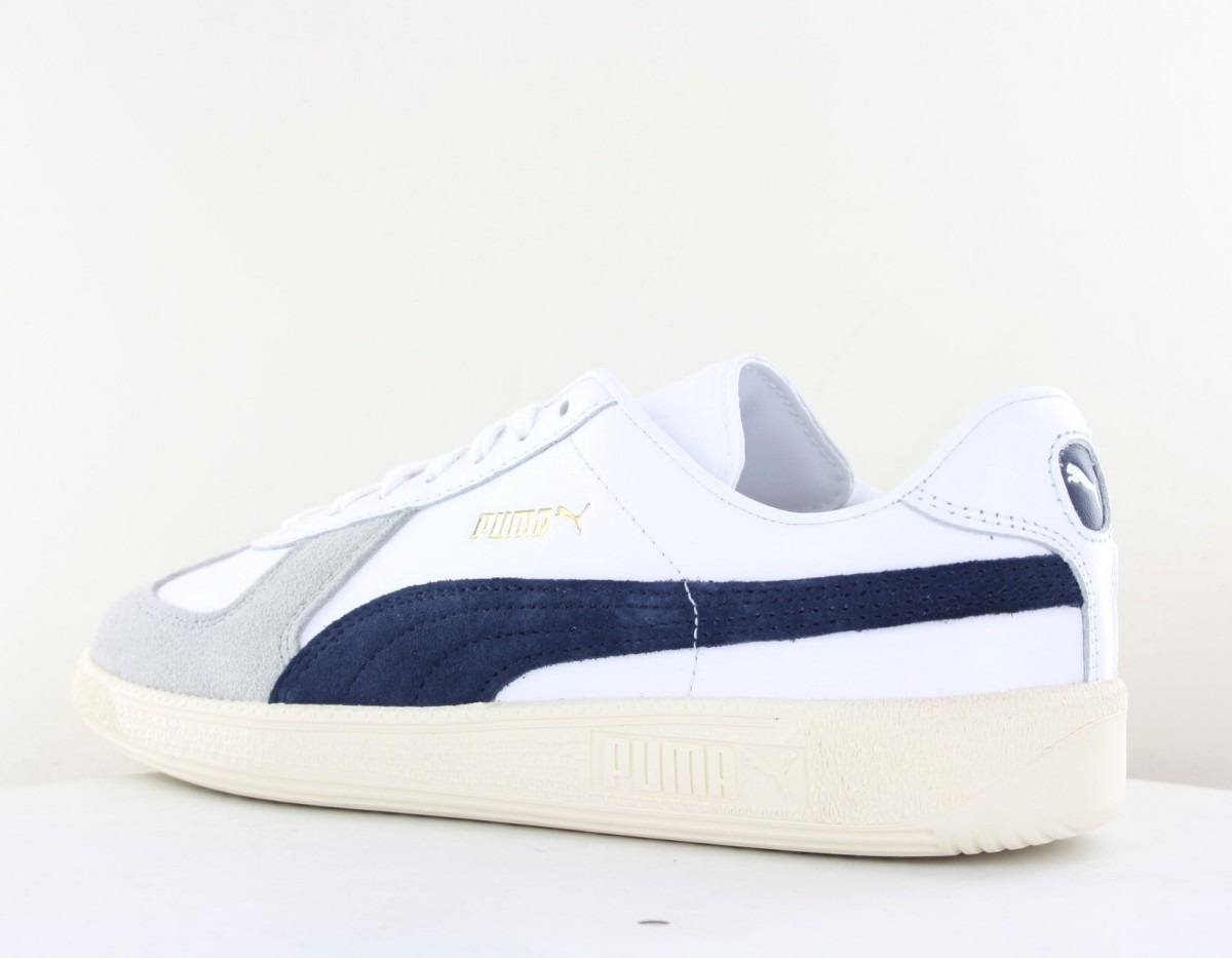 Puma Army trainer blanc bleu marine beige