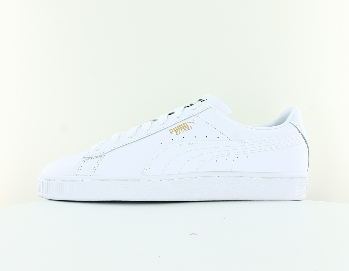 Puma Basket classic XXI blanc or