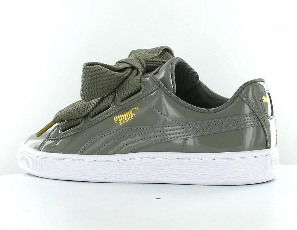 Puma Basket Heart Pate Gris-Blanc