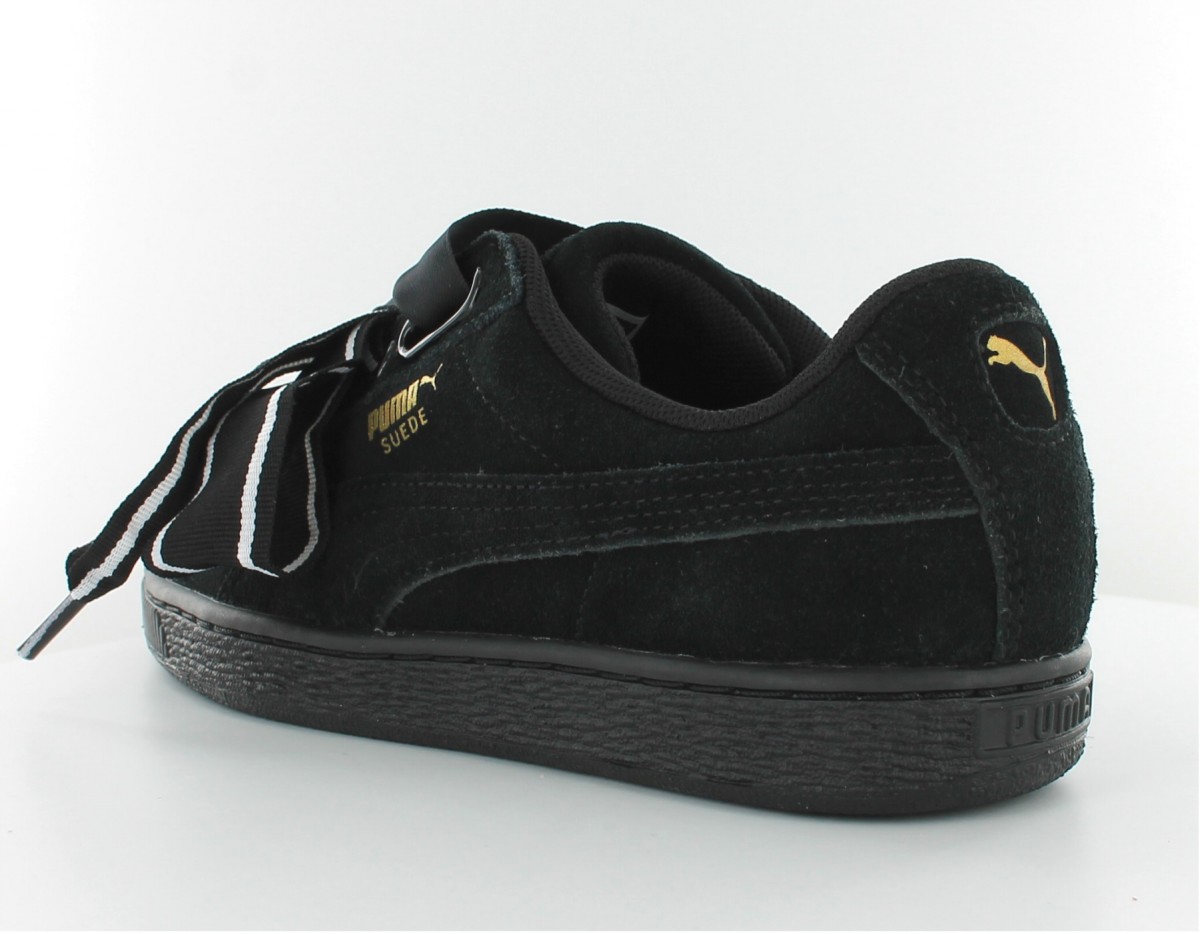 Puma Suede Heart Satin II Black