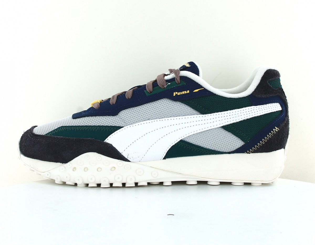 Puma Blktop rider premium blanc vert bleu noir