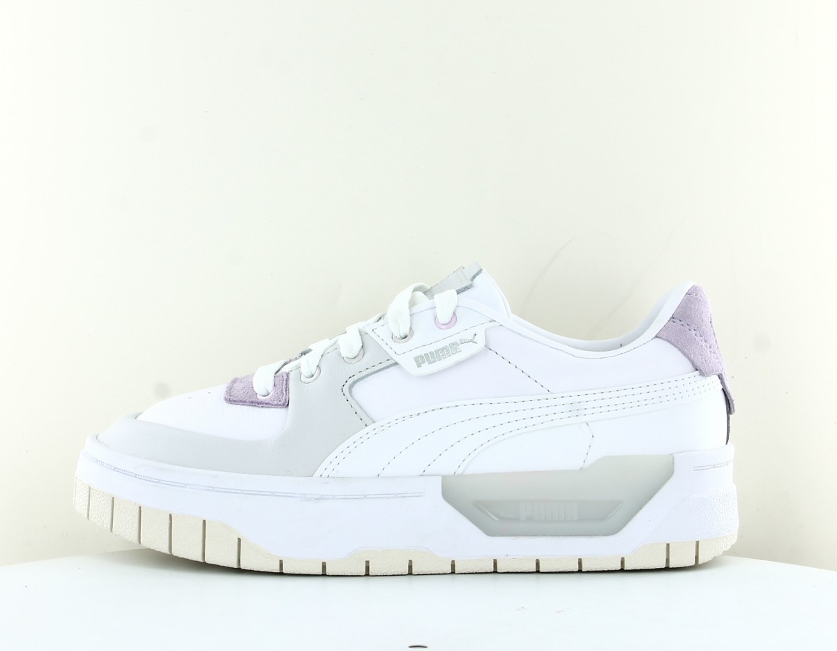 Puma Cali dream blanc violet lavande beige