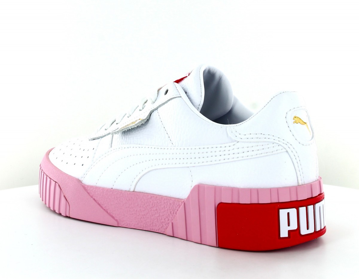 Puma Cali Fashion blanc-rose-rouge