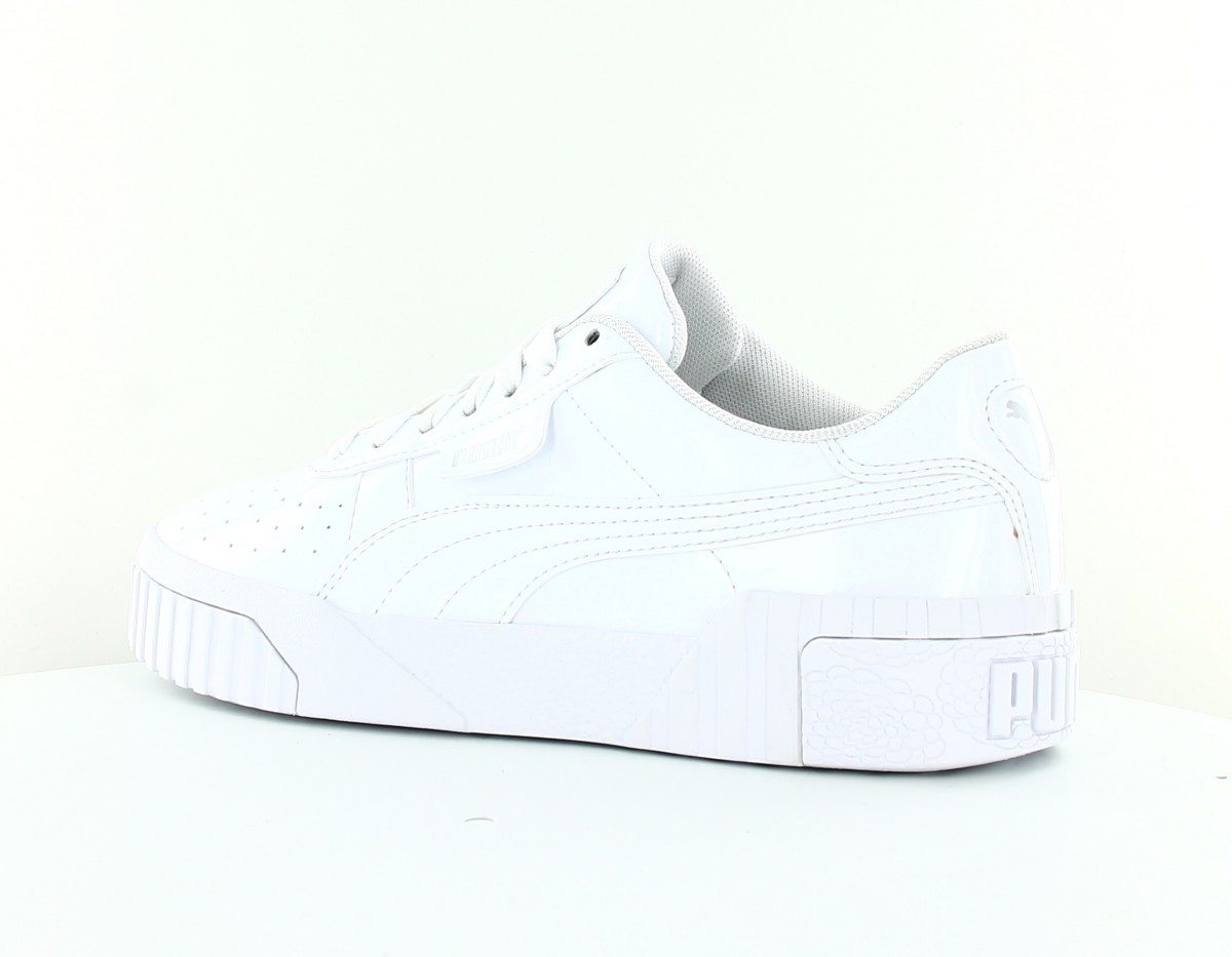 Puma Cali patent gs blanc gris