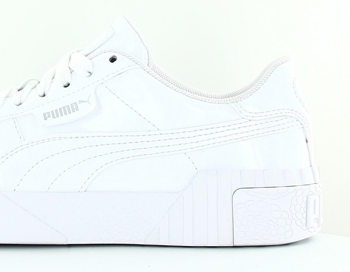 Puma Cali patent gs blanc gris