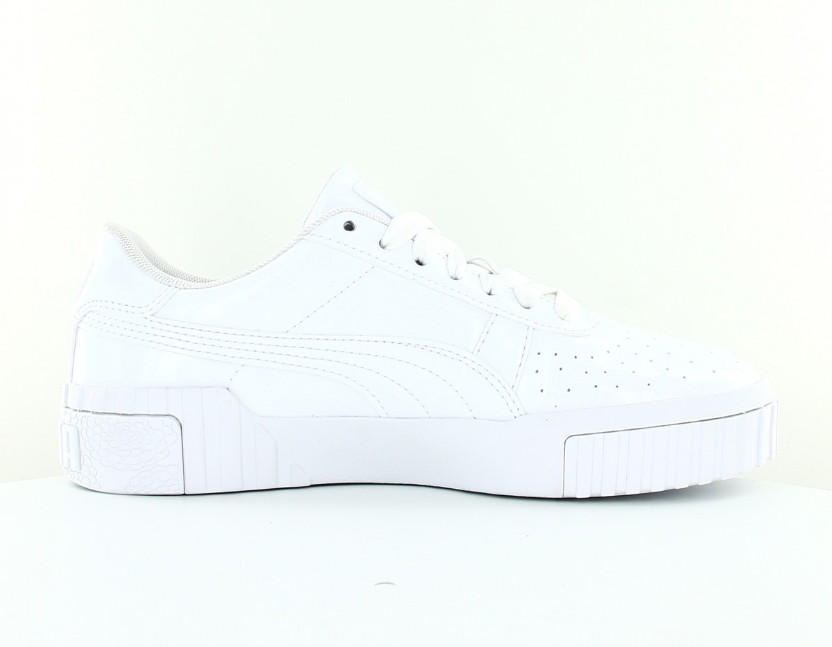 Puma Cali patent gs blanc gris