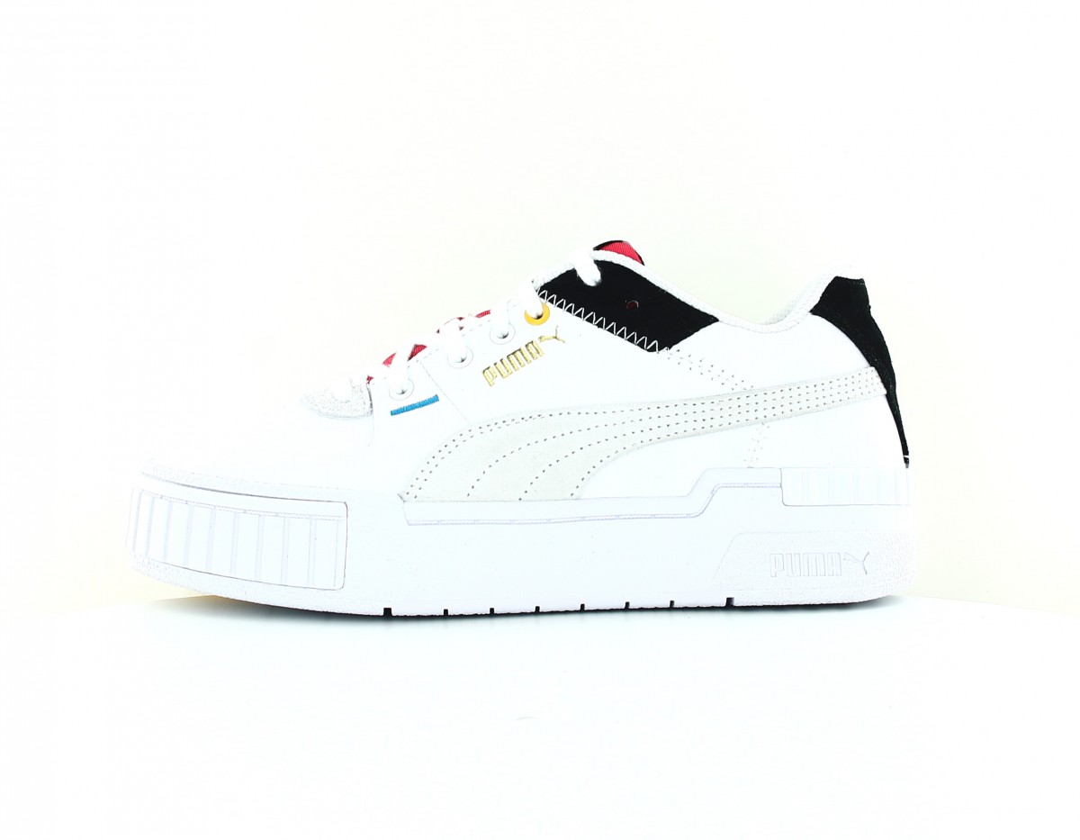 Puma Cali sport blanc beige multicolor