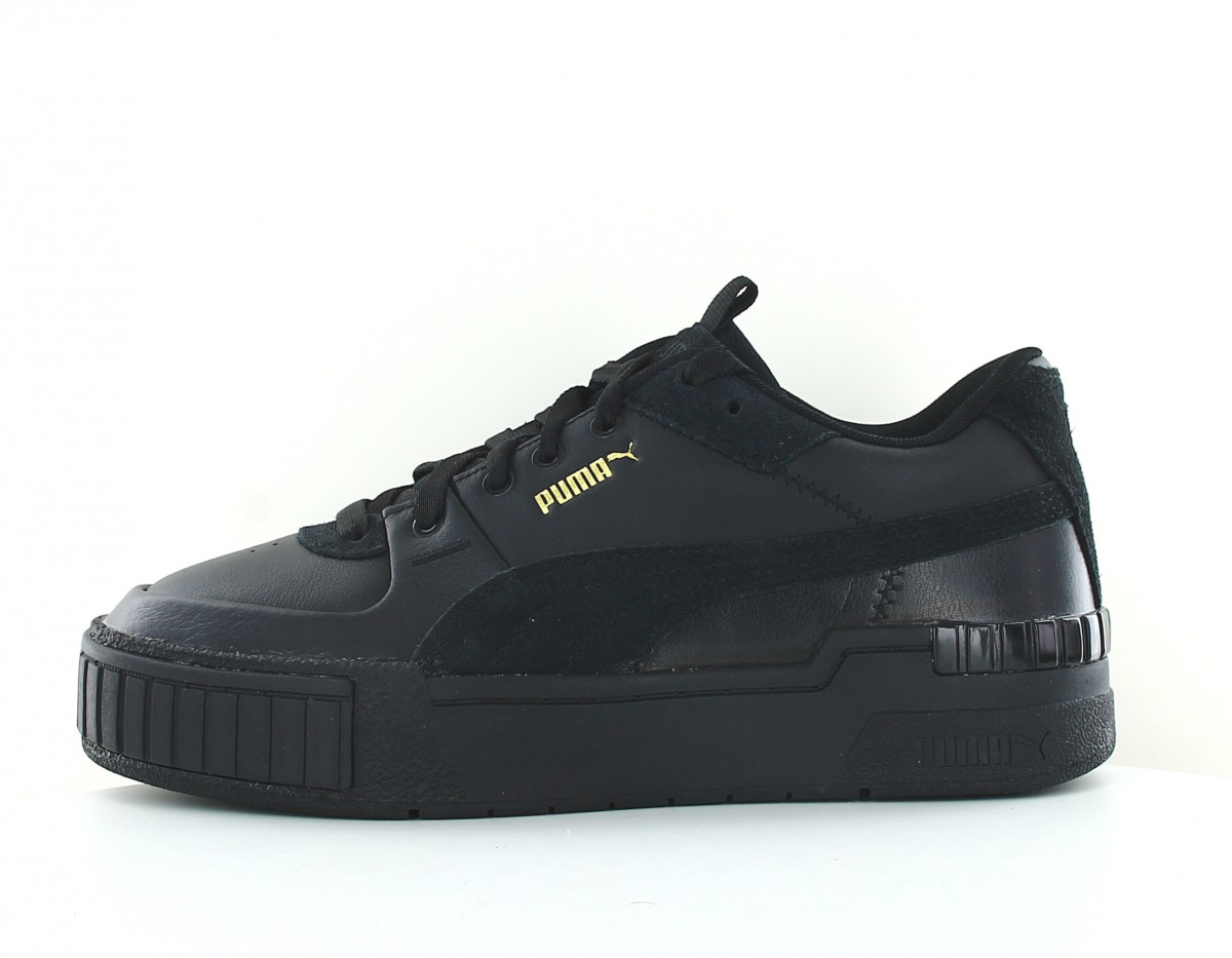 Puma Cali sport mix noir noir or