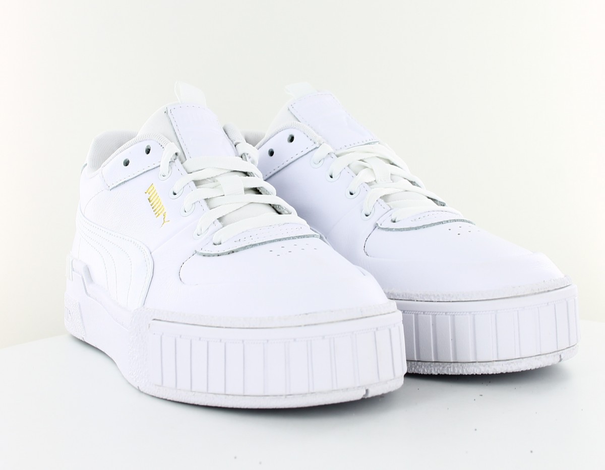 puma cali blanche et noir pas cher