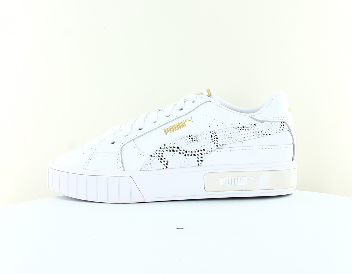 Puma Cali star luxe snake blanc or serpent