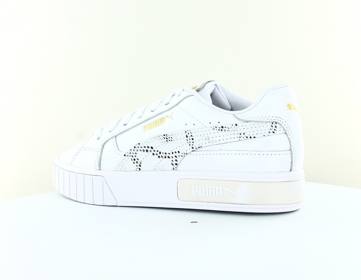 Puma Cali star luxe snake blanc or serpent