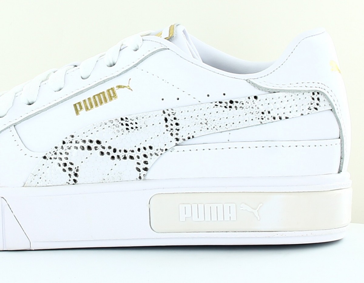 Puma Cali star luxe snake blanc or serpent