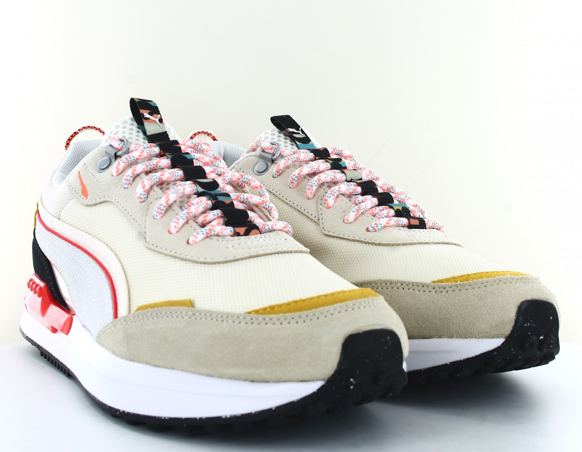 Puma City rider beige orange noir jaune