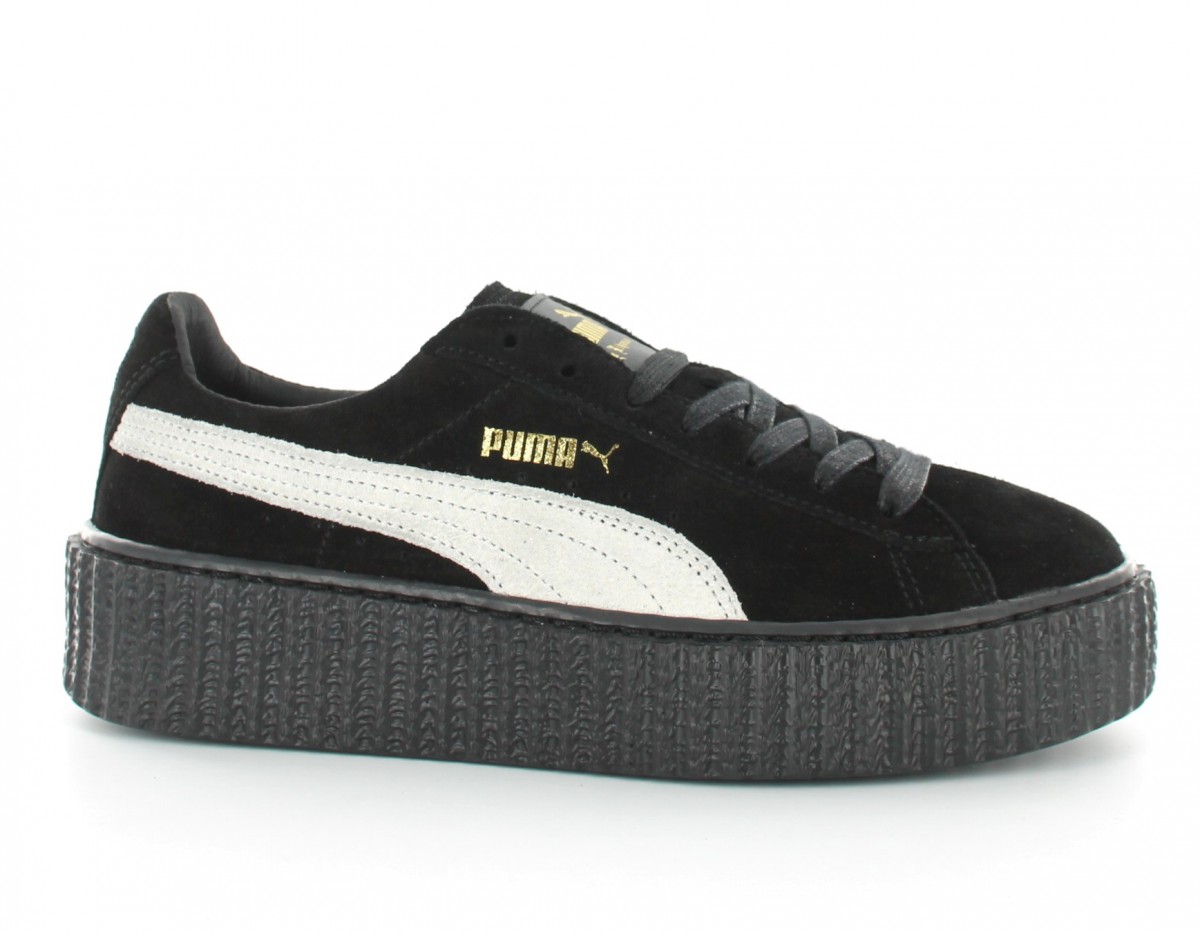 Puma suede creepers fenty Rihanna Noir-Noir-Blanc