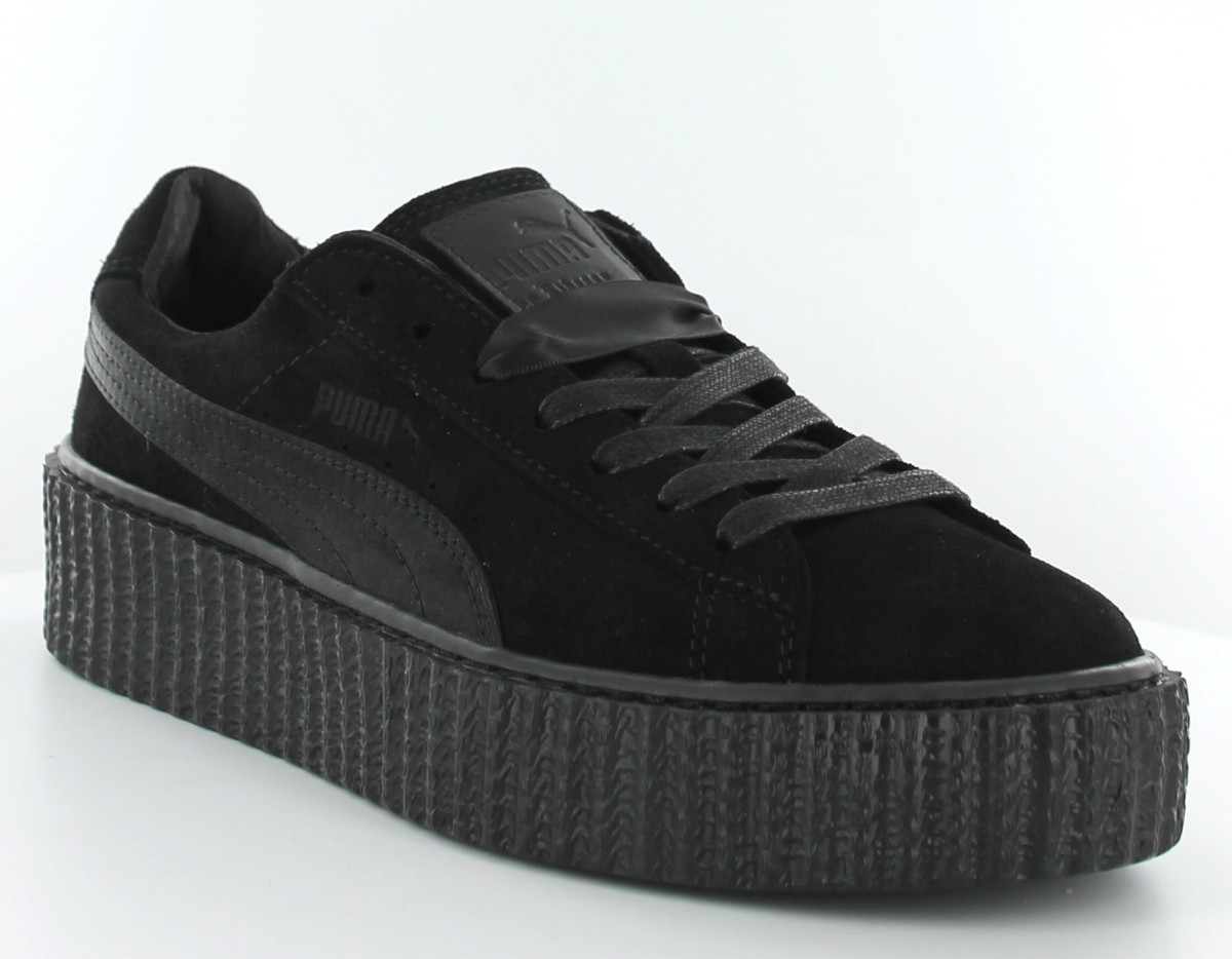 puma creepers noir et or