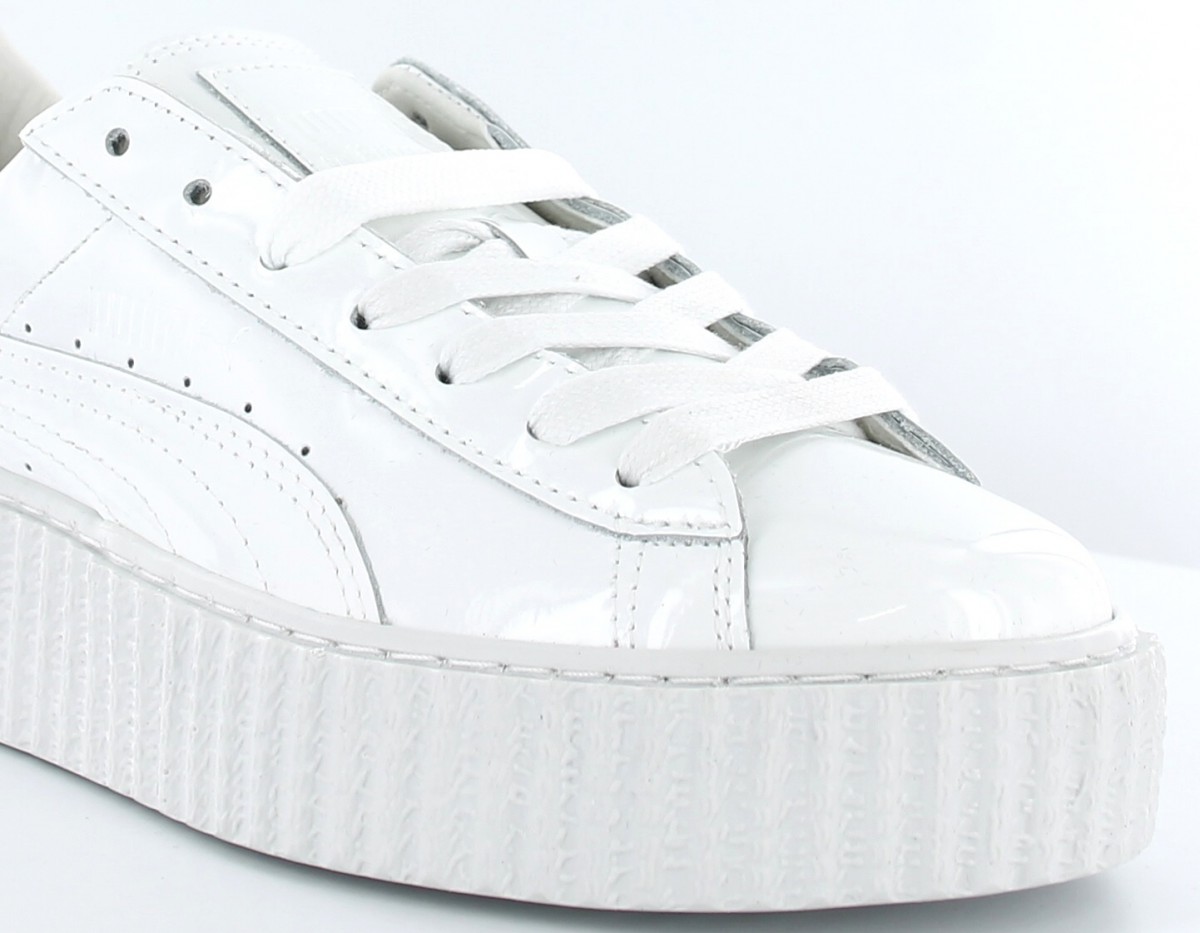puma creepers blanche or