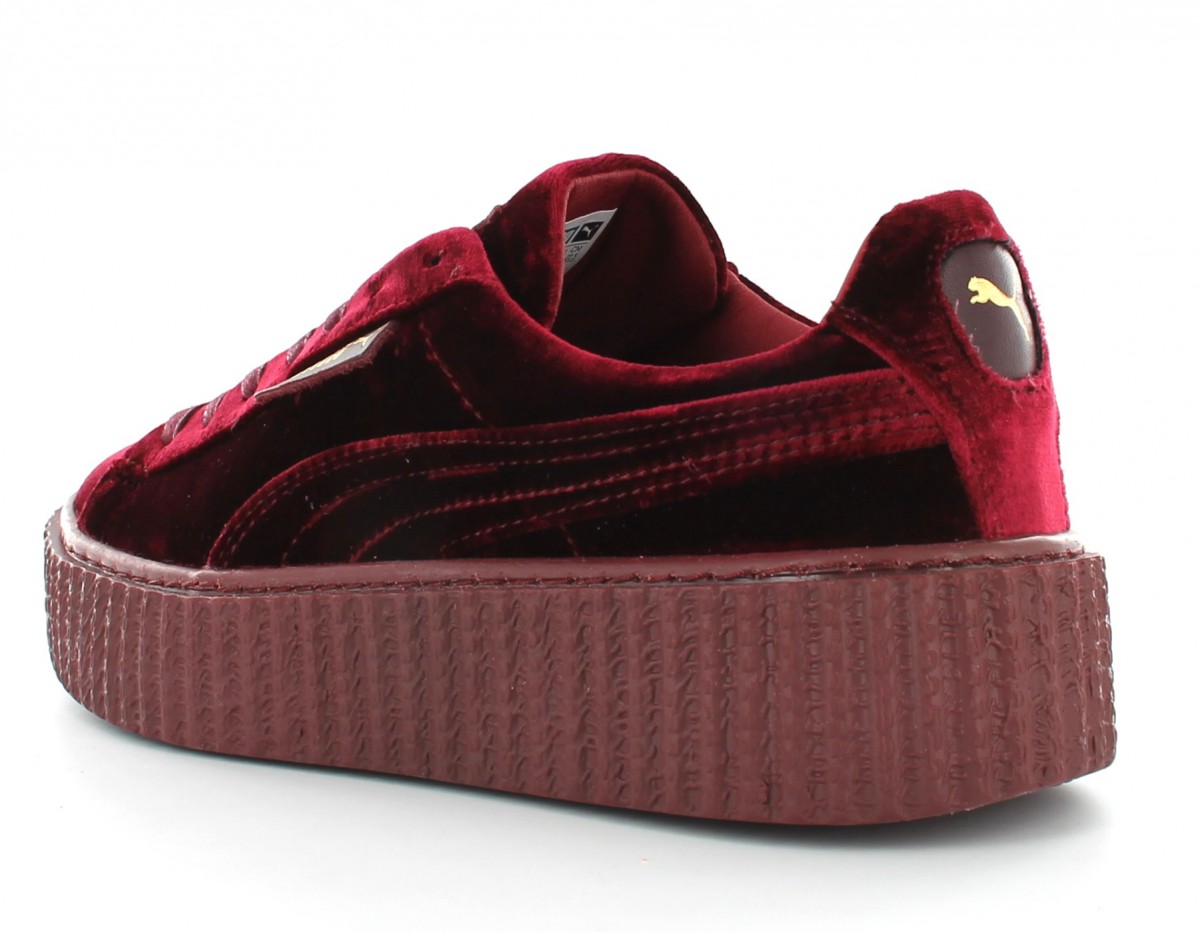 Puma suede creepers velvet Rihanna Royal Purple-Purple