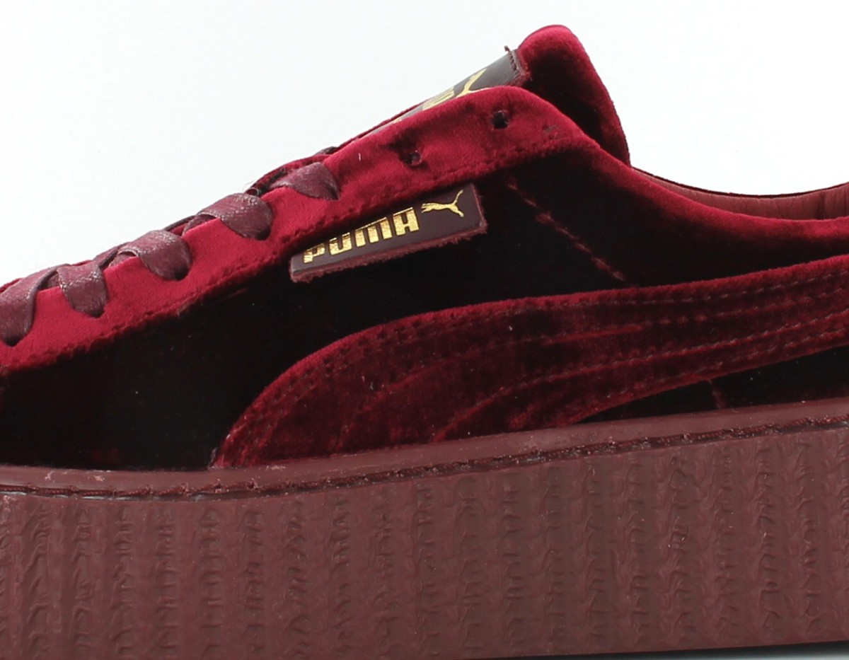 Puma suede creepers velvet Rihanna Royal Purple-Purple