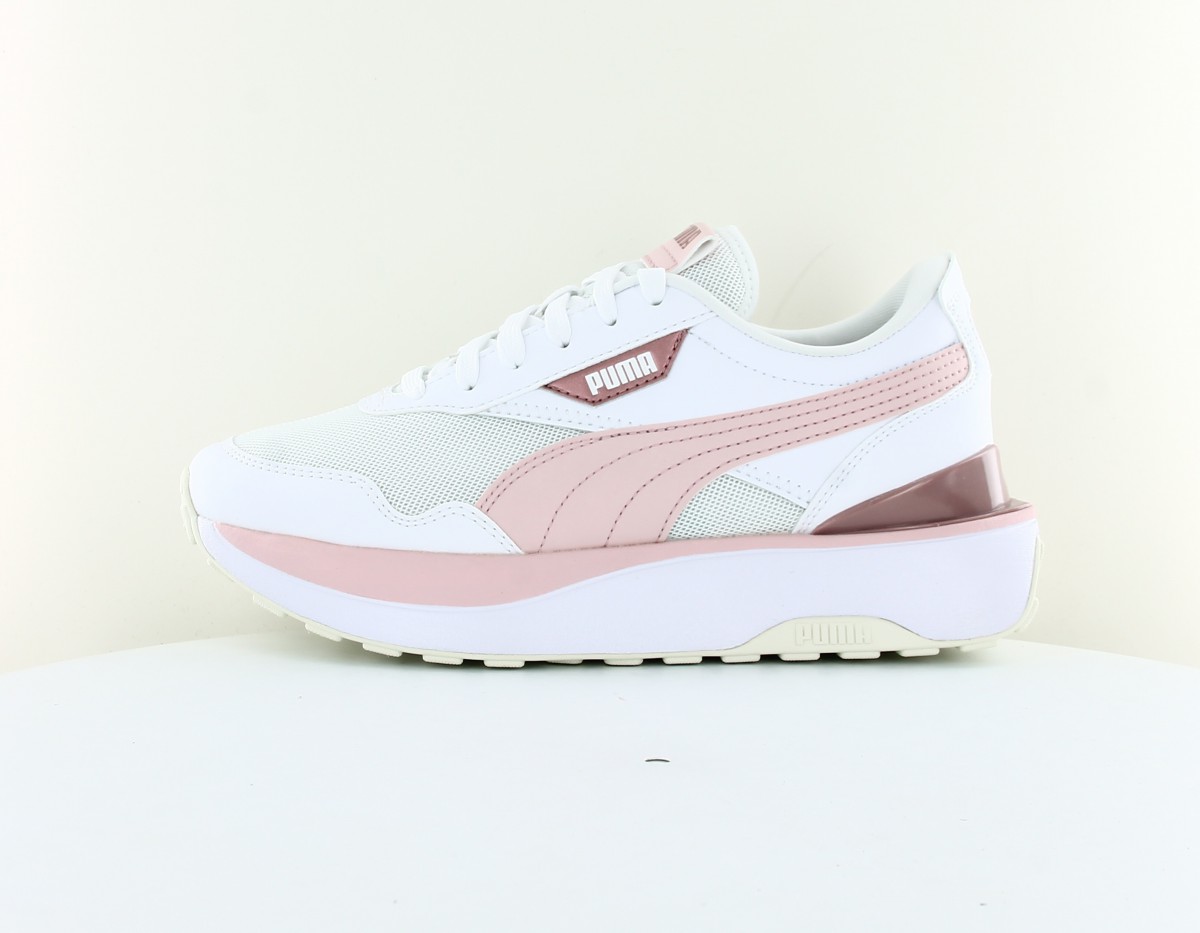 Puma Cruise rider blanc rose pale